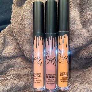 Kylie Cosmetics Liquid Lipsticks Brown Trio